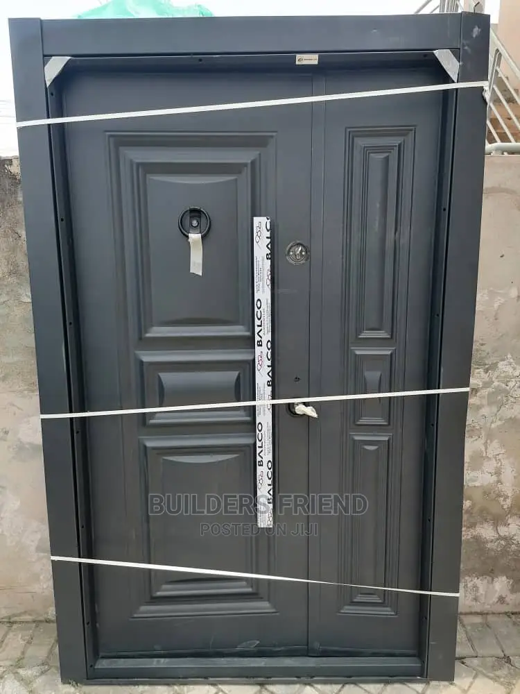 Full Metallic Turkish One Half Heavyduty Security Door+Locks