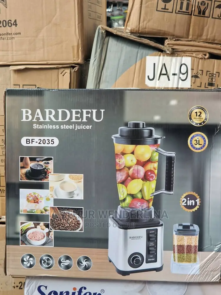 BARDEFU Quality Blender. 3liters