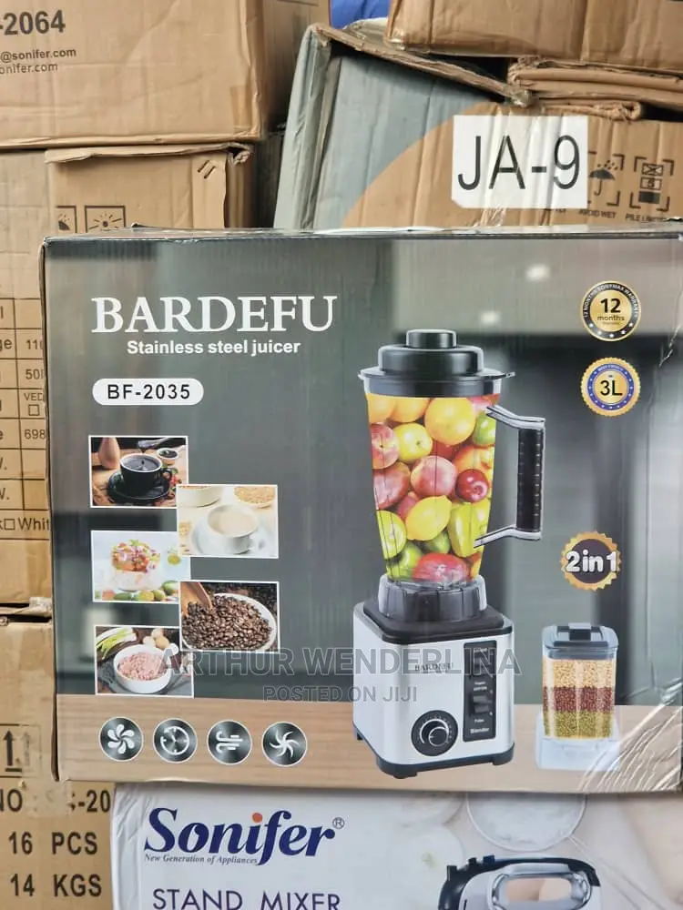 BARDEFU Quality Blender. 3liters