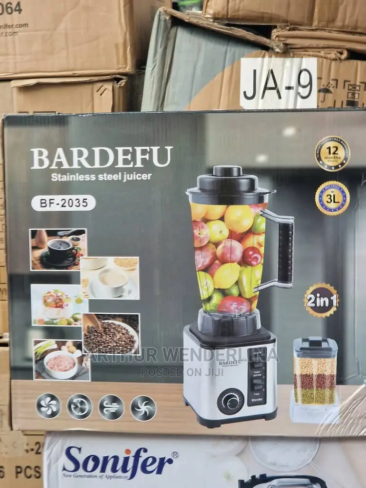 BARDEFU Quality Blender. 3liters