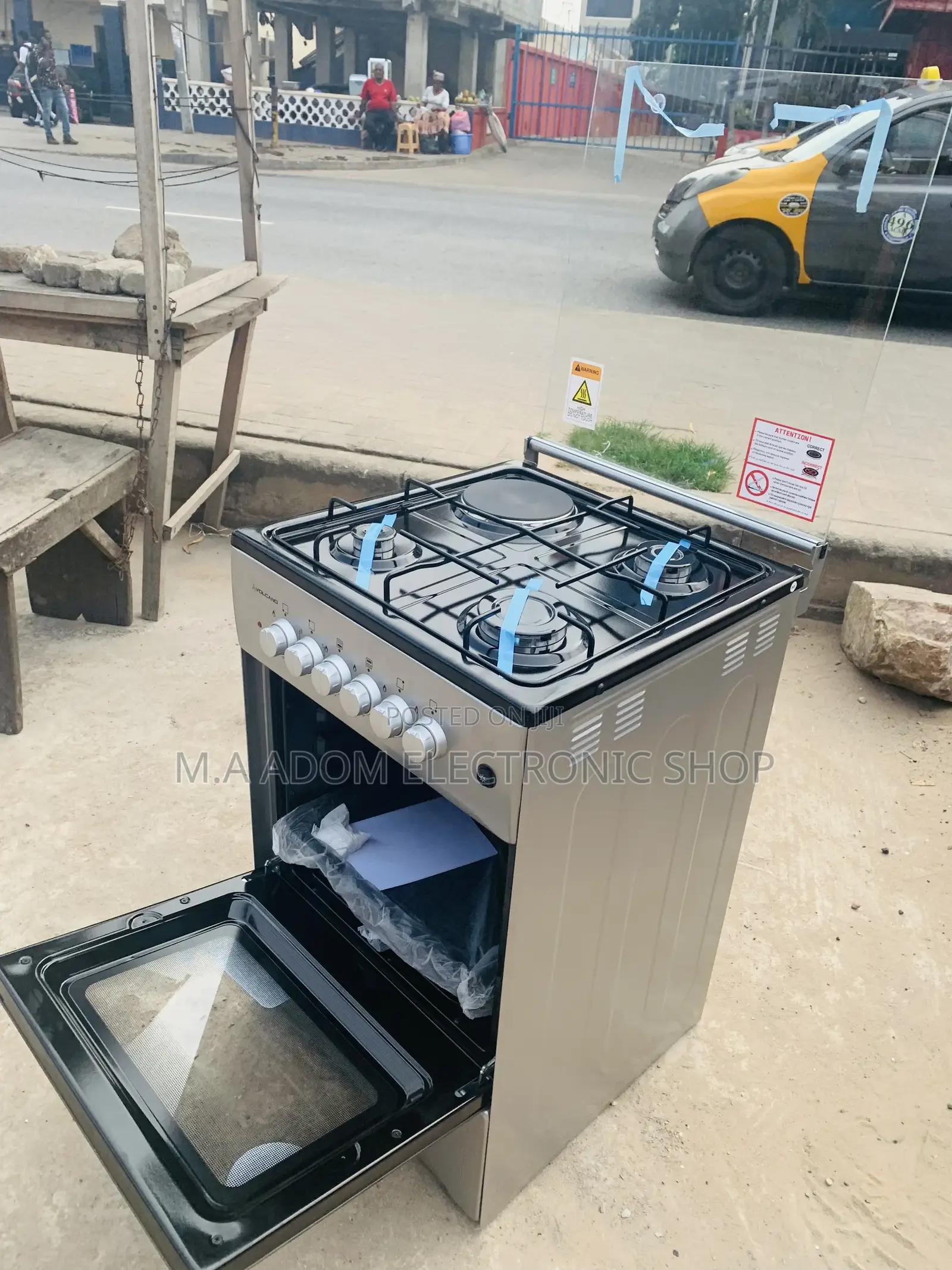 Explore New Volcano 4B 3+1 Gas Cooker With Grill