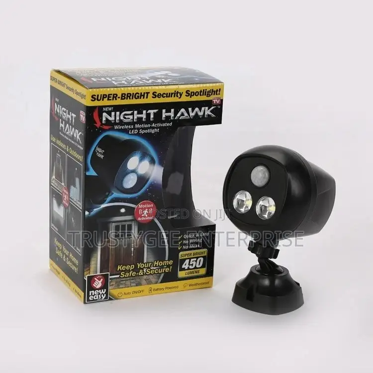 Night Hawk Security Light With Motion Sensor
