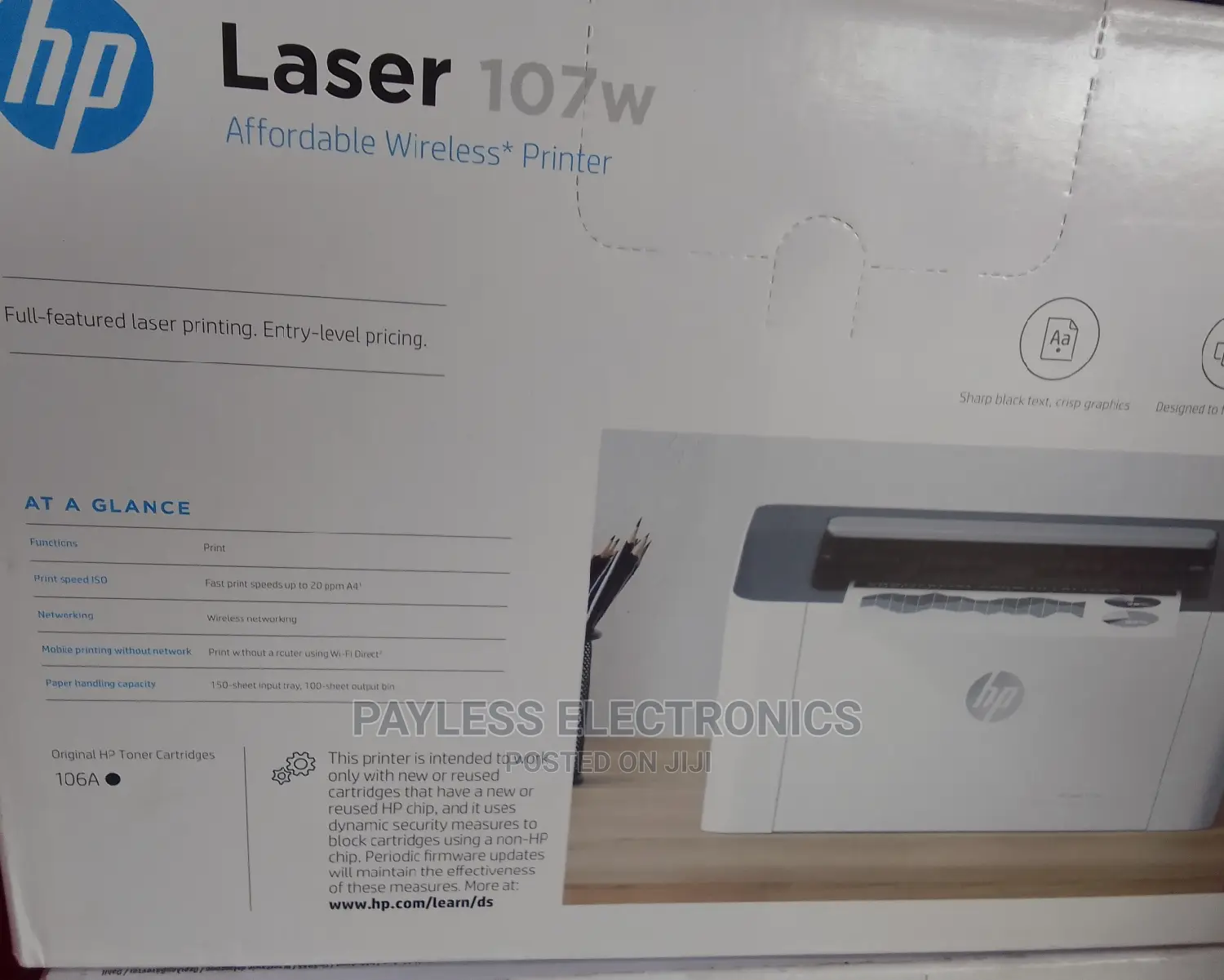 Hp Laser 107 Wireless Printer