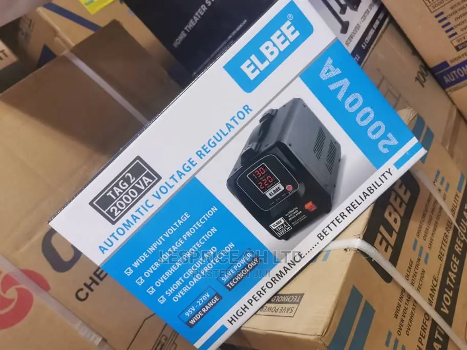 Elbee 2000VA Overheat Protection Stabilizer