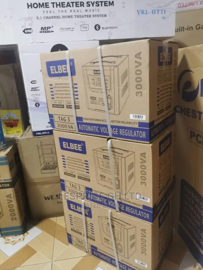Elbee 3000VA Digital Voltage Stabilizer