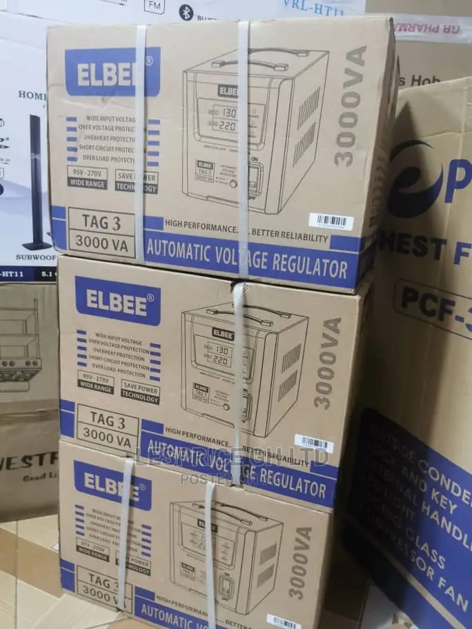 Elbee 3000VA Stabilizer Strong Unit
