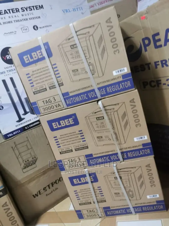 Elbee 3000w Overheat Protection Stabilizer