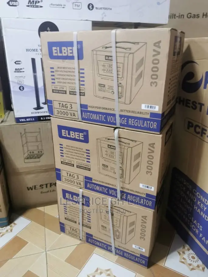Elbee 3000VA Quality Voltage Stabilizer