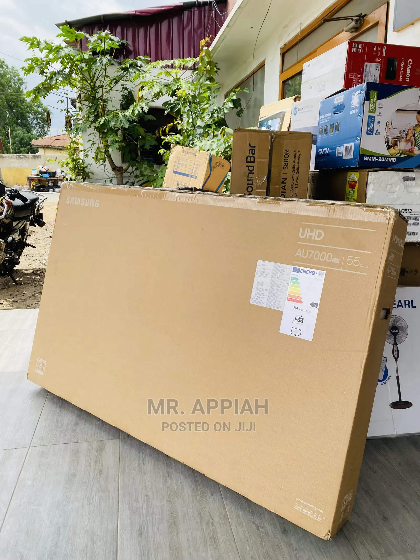 Newly in Stock Samsung 55” Crystal Ultra Hd Tv(Ua55au7000)