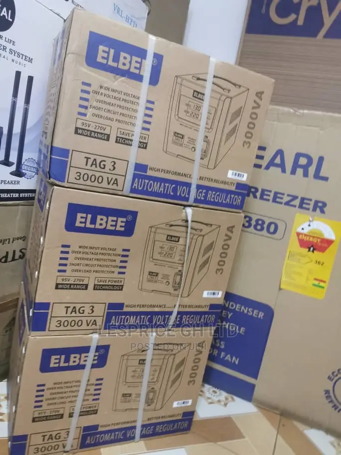 Elbee 3000VA Digital Stabilizer-Robust Body