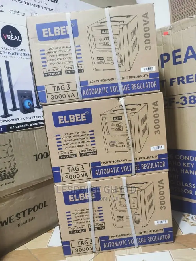 Elbee Stabilizer Well Built Power- 3000VA