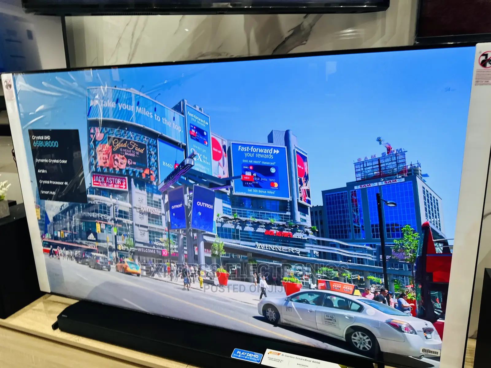 Newest Update Samsung Uhd Smart Ua55”Bu8000 Tv