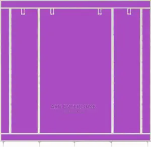 4 Doors 12 Shelves Collapsible Wardrobe