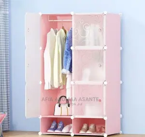 6 Cubes Plastic Wardrobe