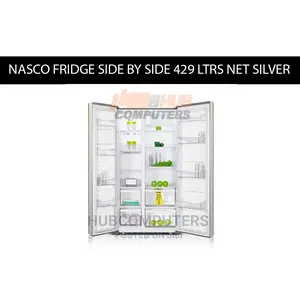 Nasco Fridge Side by Side 429 LTRS Net Silver