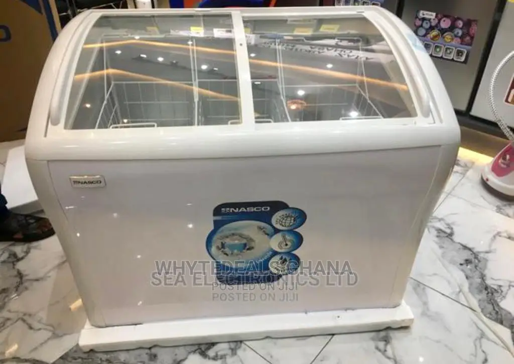 Nasco 298 Litres Showcase- Display Ice Cream Fridge Freezer