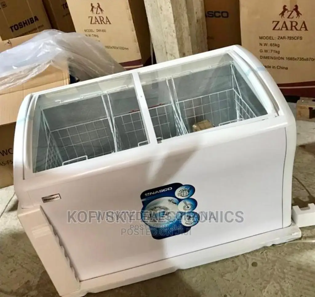 Nasco 298 Litres Showcase- Display Ice Cream Fridge Freezer