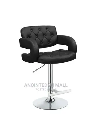 Adjustable Bar Chair - Black