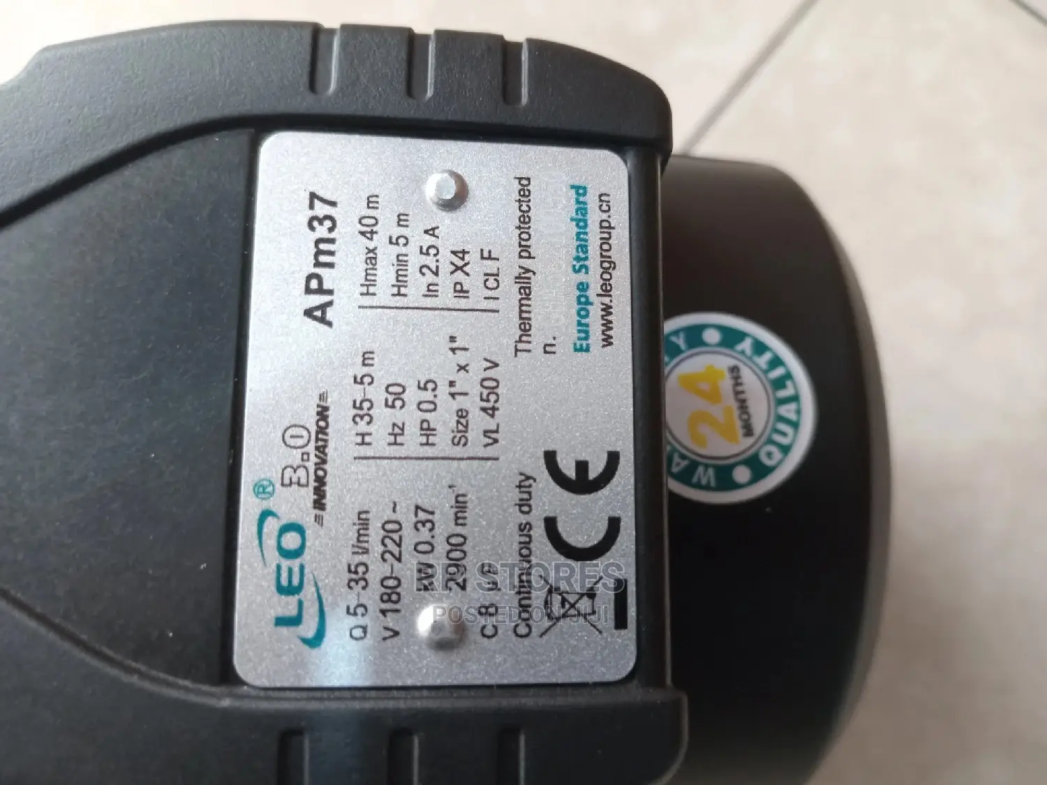Leo 0.5hp Water Pump