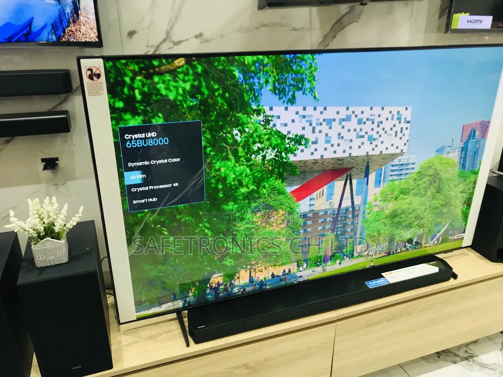 Smart Bu80 Samsung 64 Inches Ultra UHD Crystal Tv Led