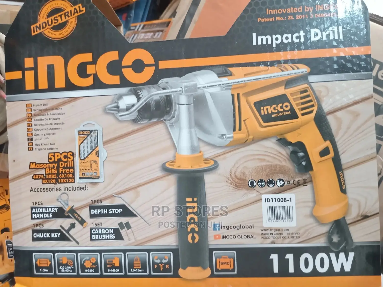 Ingco Impact Drilling Machine 1100w