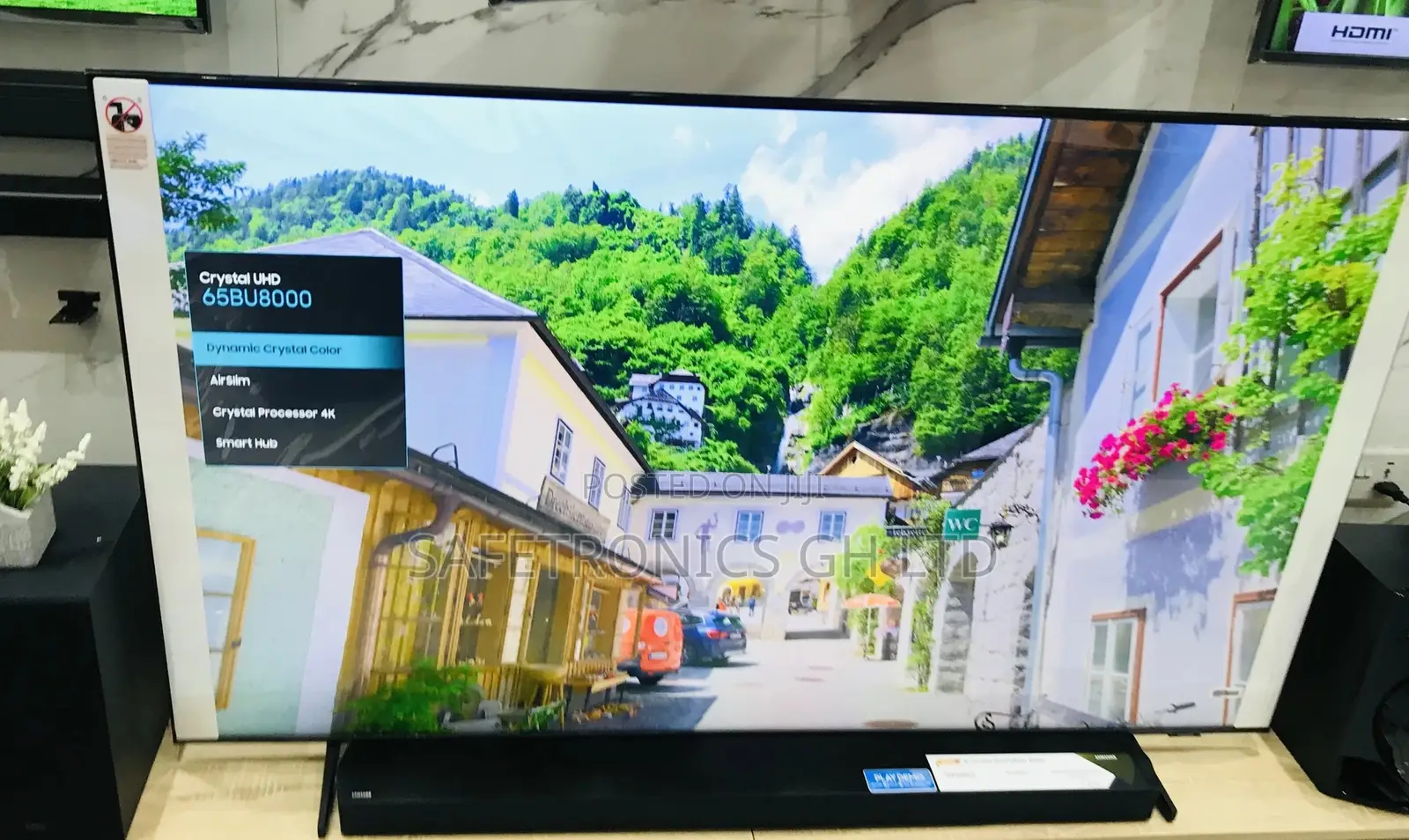Au70 Samsung UHD Crystal Smart 65 Inches Glossy Tv