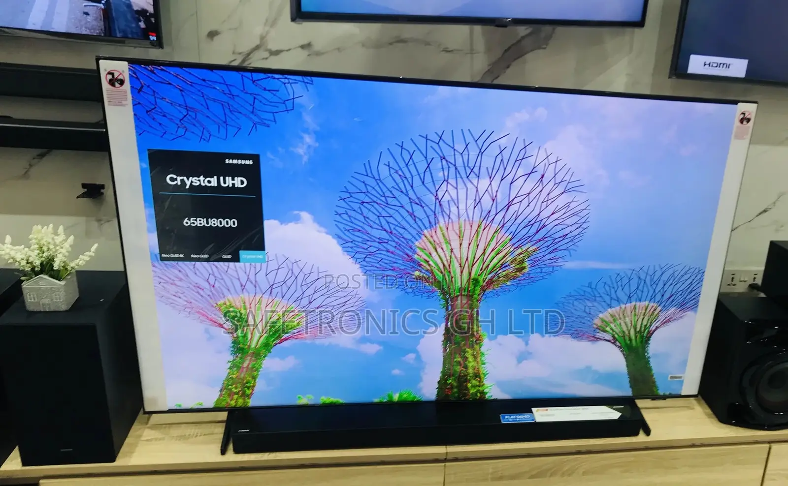 Purchase 65 Inches AU70 Glossy Ultra Crystal Samsung UHD Tv
