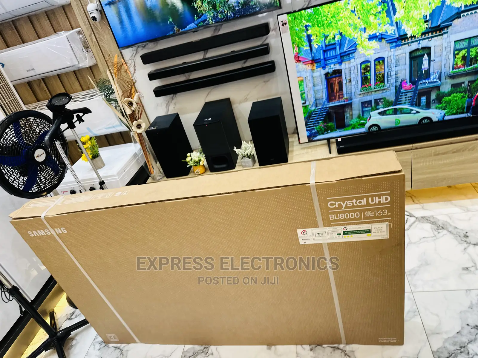 Spectacular View Samsung Ua65”Bu8000 UHD Smart Glossy Tv