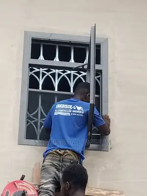 Grey Aluminum Casement Windows