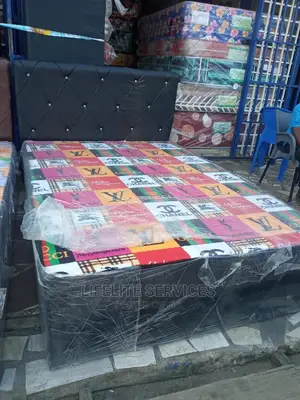 Complete Double Bed #Inbuilt Foam