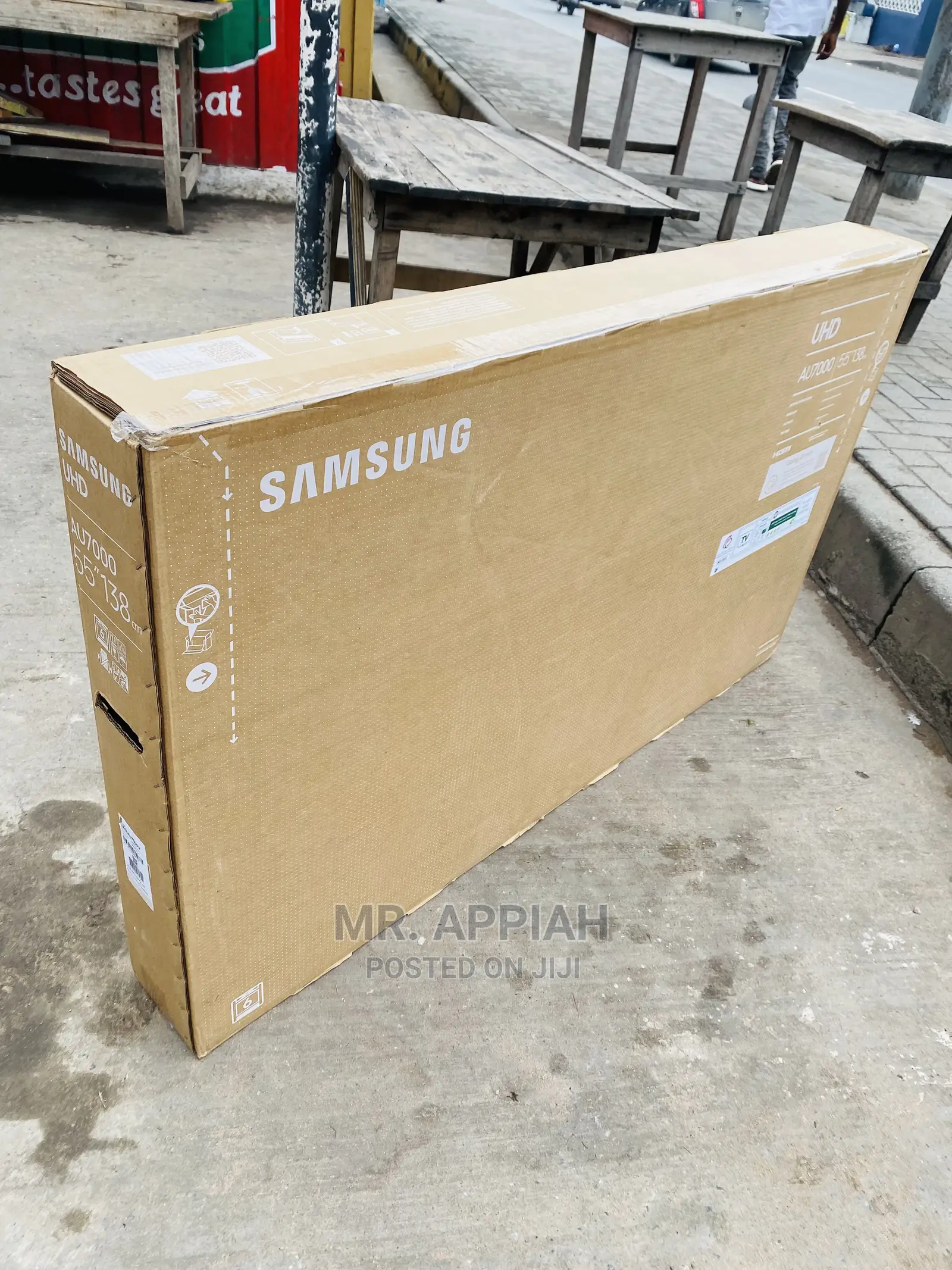 Long Lasting Samsung 55” Uhdcrystal Clear Glossy Ua55au7000