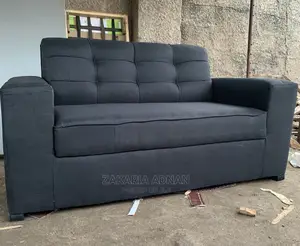 Sofa 2 Seats Black
