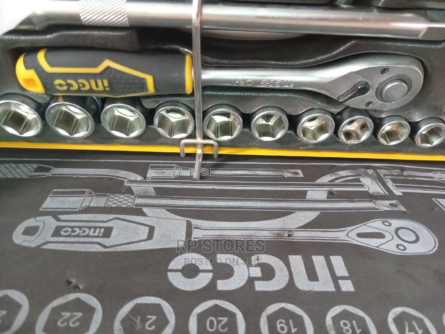 Ingco 24pcs Socket Set 1/2