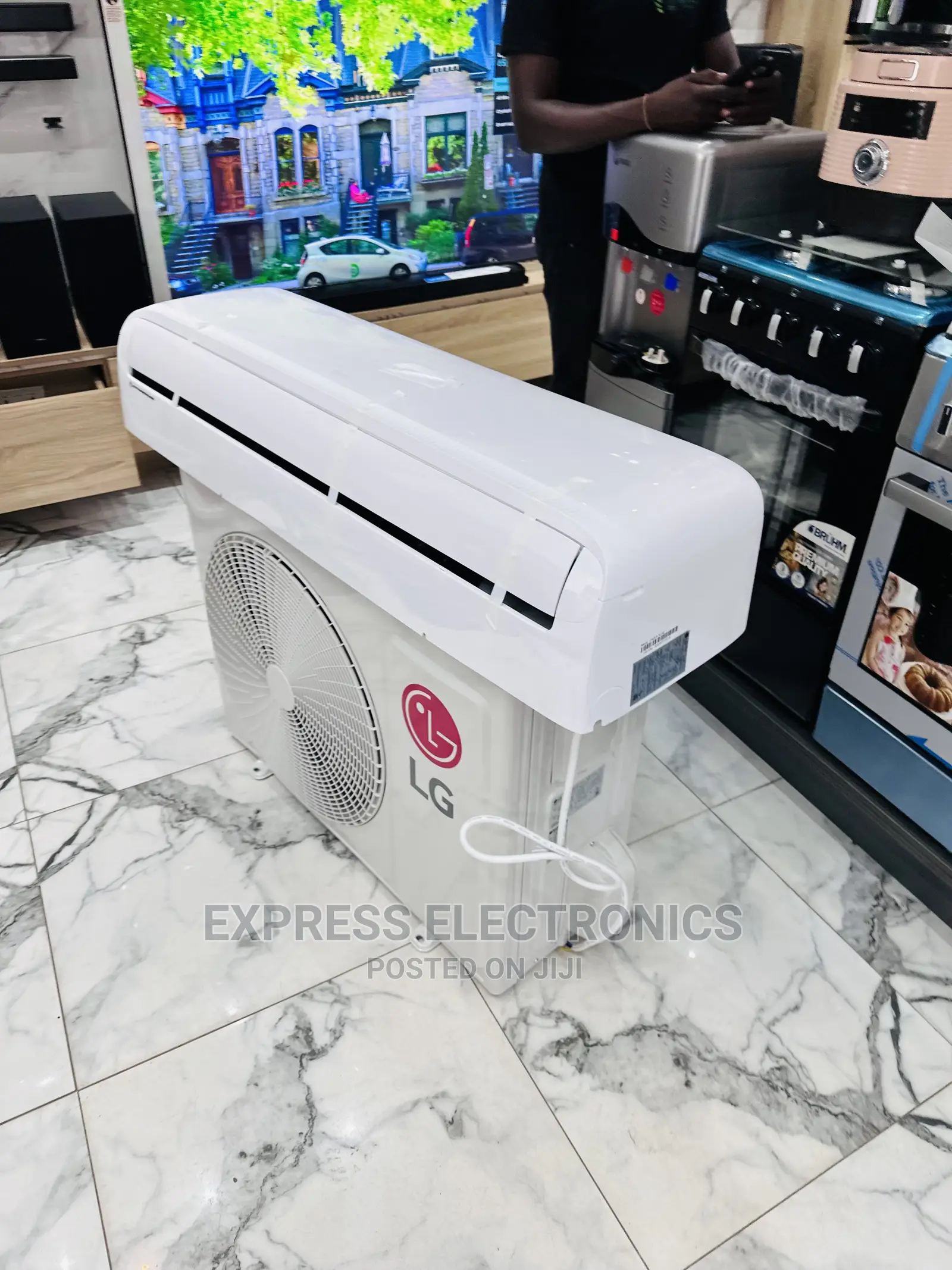 Powerful Compressor Split Lg 2.0hp R410 Gas AC White