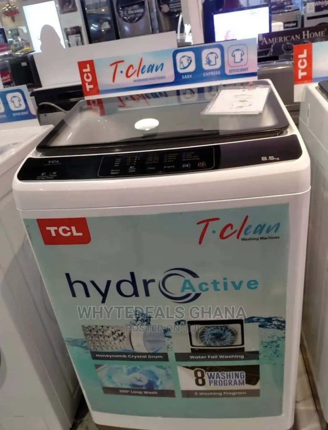 TCL 9kg Fully Automatic Top Load Washing Machine- Wash Dry