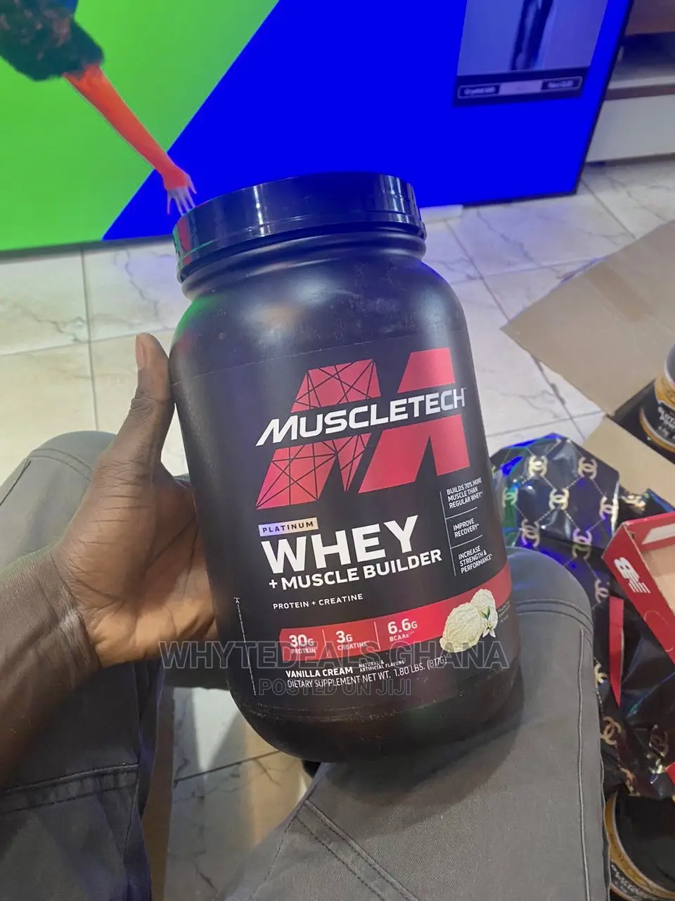 Muscletech 100% Whey Protein Muscle Builder + Creatine