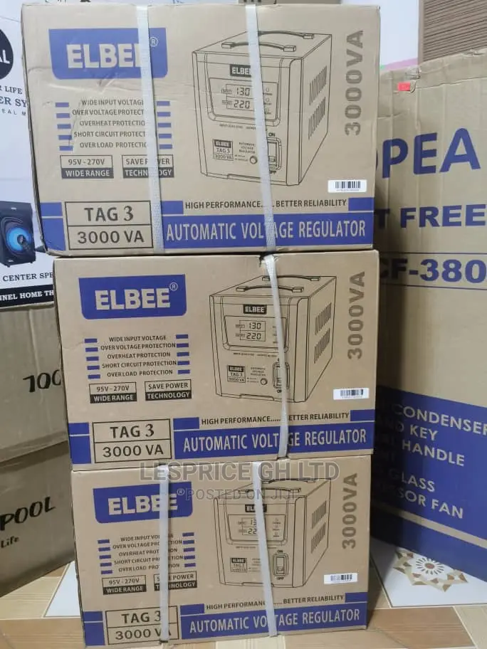 Quality Performance-Elbee 3000VA Digital Stabilizer