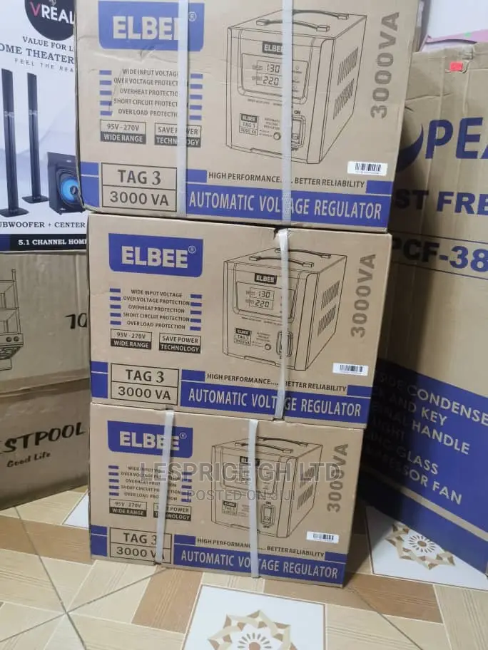 Triple Power-Elbee 3000w Digital Stabilizer