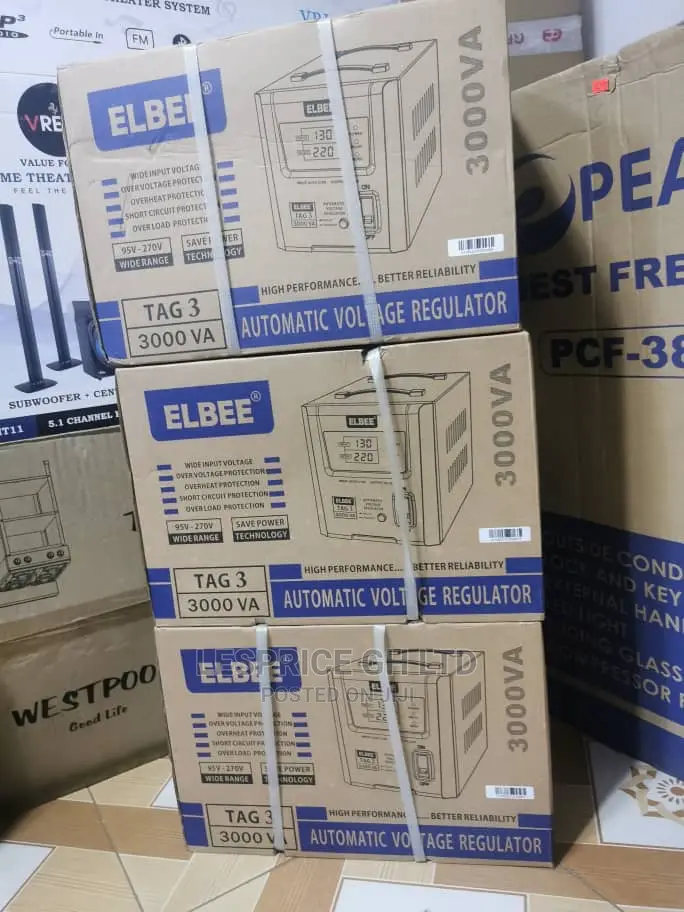 Top Best-Elbee 3000VA Digital Stabilizer