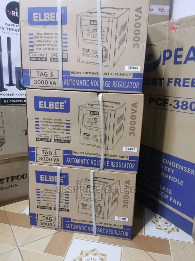 Elbee Power 3000w Modern Digital Stabilizer