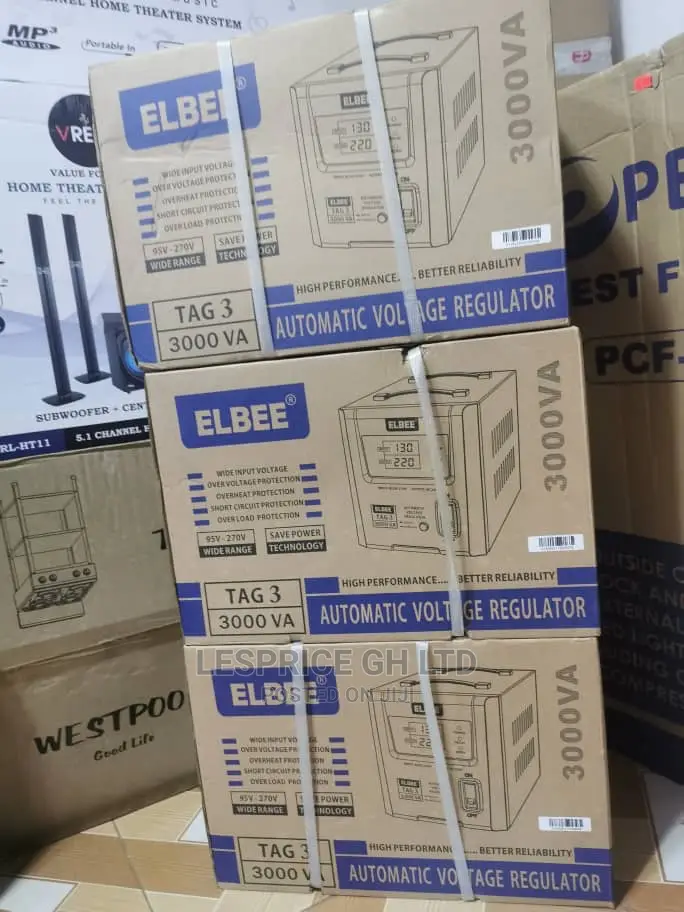 The Original Elbee 3000VA Digital Stabilizer