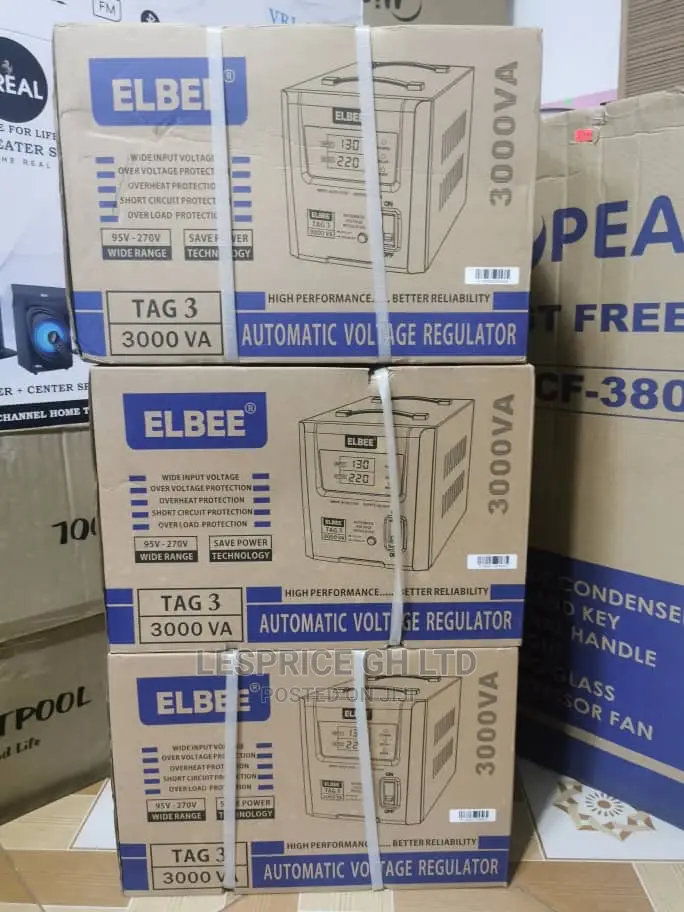 Brand New Elbee- 3000w Digital Stabilizer