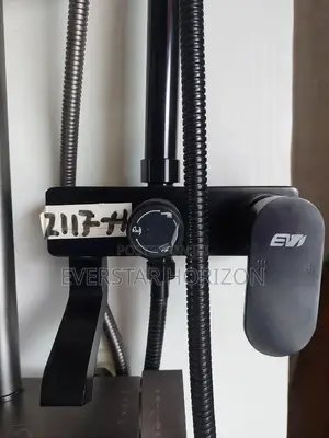 Photo - (3in1) Black Combined Shower Set
