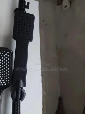 (3in1) Black Combined Shower Set
