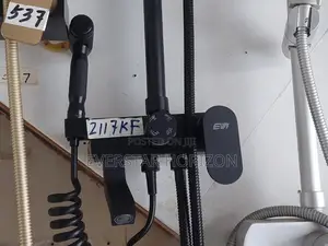 (4in1) Black Combined Shower With Shattaf(Bidet)