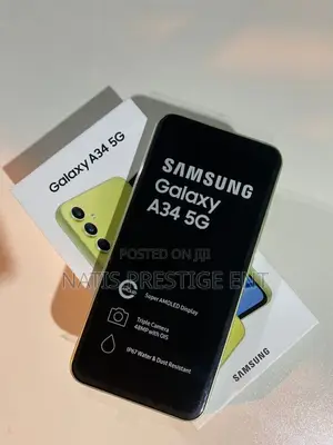 New Samsung Galaxy A34 5G 128 GB Yellow