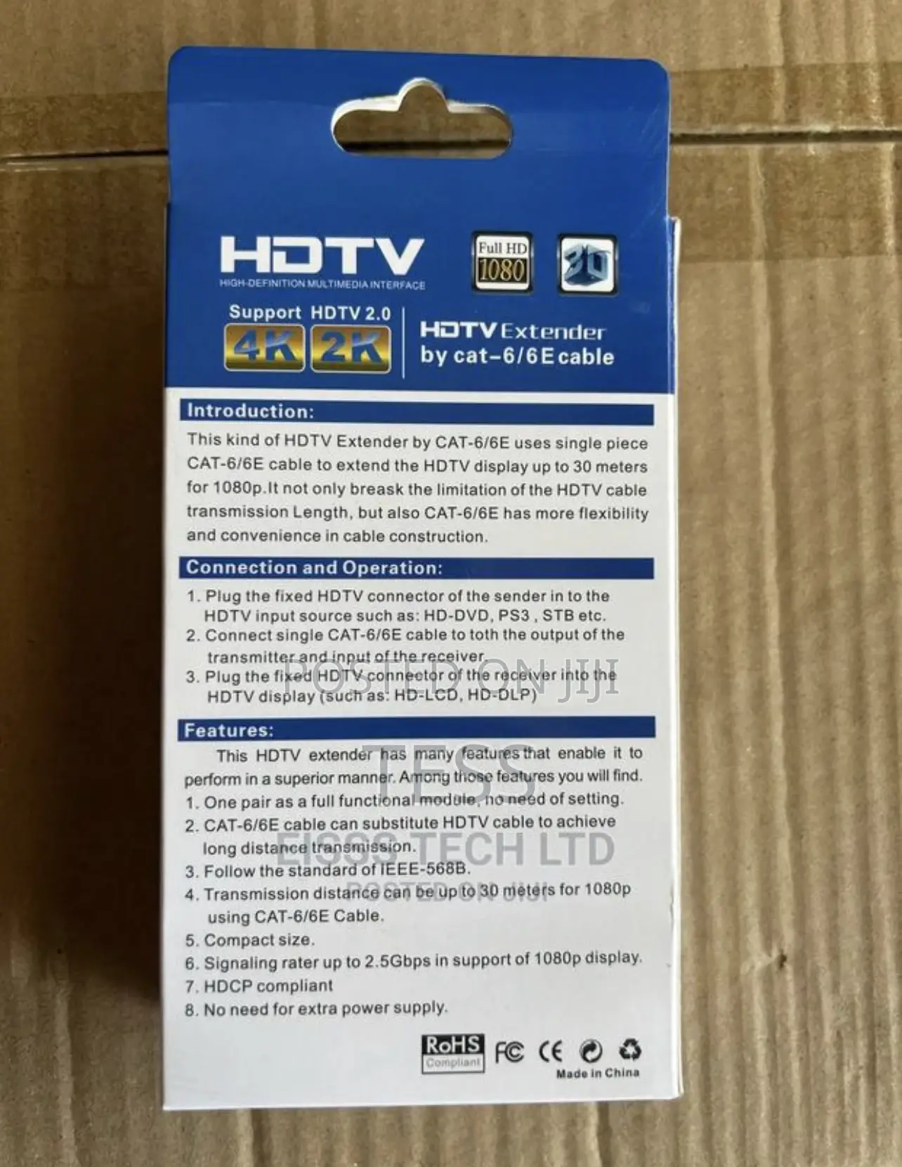 Hdmi to Lan Extender 30M