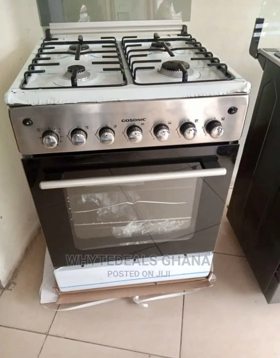 Top European Quality Gosonic 60x60 Gas Cooker Oven Grill