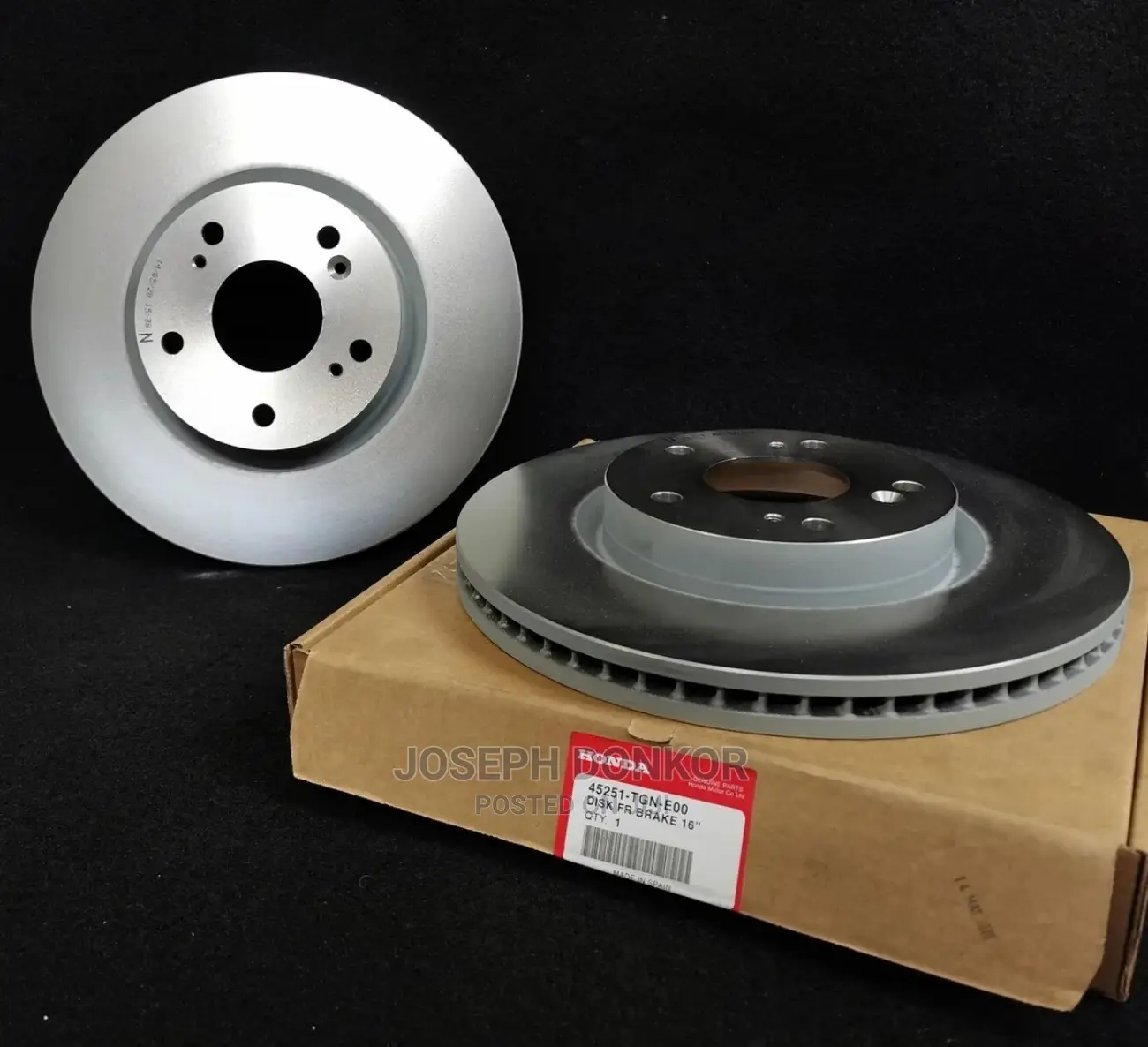 Civic 2013,2014,2015 Front Brake Discs Pair