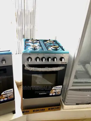 Bruhm 50X50 Gas Cooker W/Oven-4-Burners Gas Safegy Feature